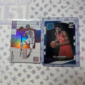 2017-18 Donruss Optic OG Anunoby Rated Rookie + Status Rookie Card - Picture 1 of 2