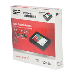 Silicon Power SP120GBSS3V60S25 Ssd Velox 2.5" 120Gb New NFP Sealed - Picture 1 of 6