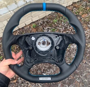 AMG Mercedes Steering Wheel E-Class CLK W210 W208 W463 New Leather - Picture 1 of 10