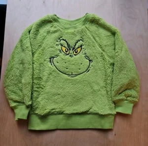 NWOT HANNA ANDERSSON DR SEUSS GRINCH MARSHMALLOW SWEATER 110 5 $58 - Picture 1 of 6