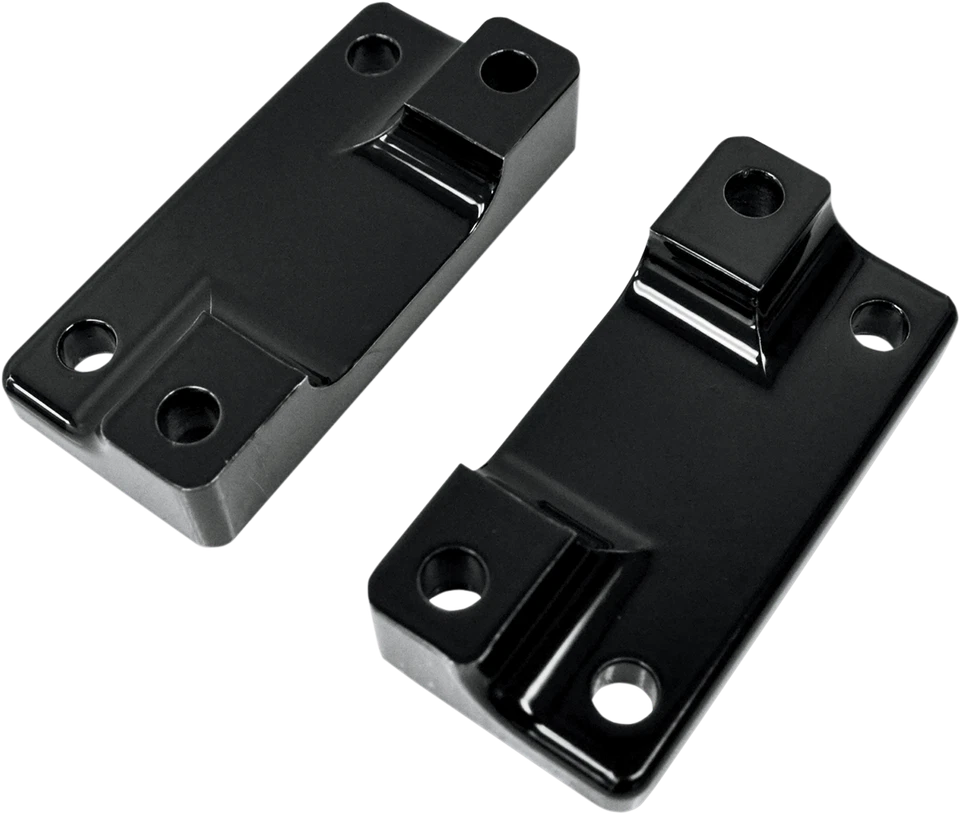 Adaptadores de guardabarros a horquilla Drag Specialties - negro brillante Harley Davidson Foto 1 de 1