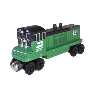 Motor de madera Whittle Shortline Railroad SW7 yarda #121 - Burlington Northern - Imagen 1 de 3