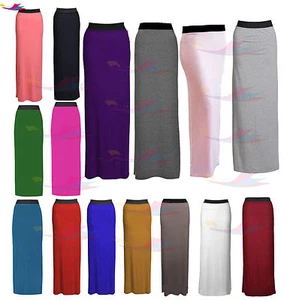 DAMEN TRIKOT MAXIROCK ZIGEUNER BODYCON SOMMERKLEID GRÖSSE 8-26 - Bild 1 von 16