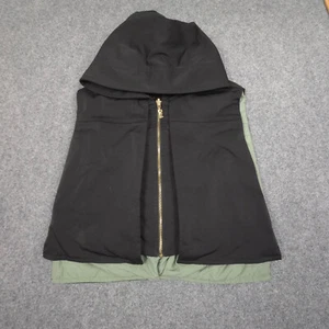PE Nation Vest Women SMALL black lightweight sleeveless hooded Size S - Picture 1 of 11