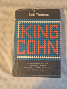 King Cohn 1967 Bob Thomas HC DJ 1st ed. 4th print Hollywood history Harry - Picture 1 of 7