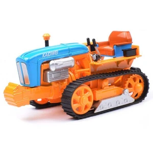 Farm Toy Crawler Tractor Trailer Diecast Toy Car for Kids Boys Yellow - Picture 1 of 10