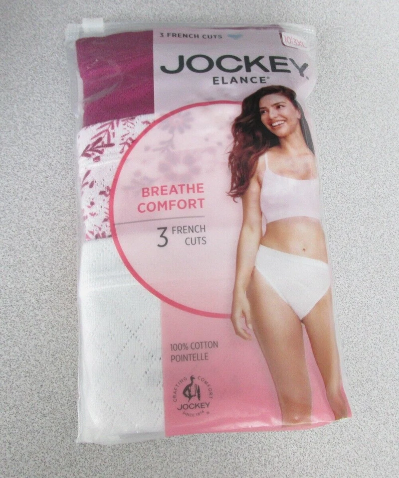 3 BRAGAS MUJER JOCKEY CLASSIC/ELANCE RESPIRE/CONFORT ALGODÓN CORTE FRANCÉS Foto 1 de 1