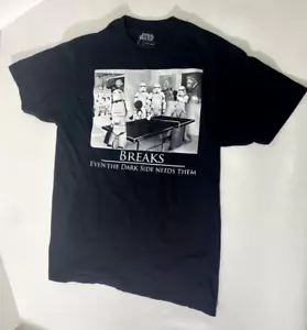 Star Wars Stormtroopers and Vader Mittagspause schwarz Herren Medium T-Shirt einzigartig - Bild 1 von 6