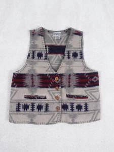 Vintage Cheyenne Autumn Women’s Size Medium Wool Blend Native Southwestern Vest - Picture 1 of 22