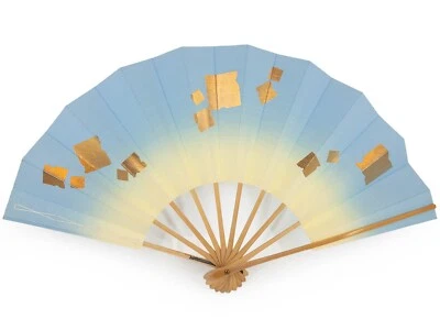 Ventilador de baile plegable japonés Maiogi de colección sin usar en caja de almacenamiento original: PS Foto 1 de 4