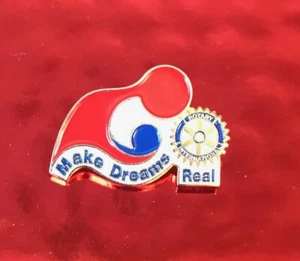 Rotary International MAKE DREAMS REAL Pin 2008-09 THEME - Foto 1 di 1