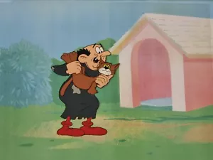 Hanna Barbera GARGAMEL Original 80s TV SMURFS Animation Art Production Cel #130 - Foto 1 di 1