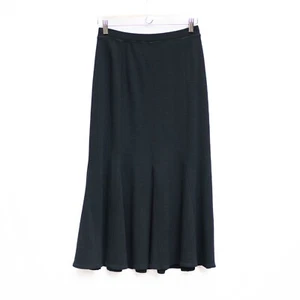 Eileen Fisher Maxi Godet Rock PP 2-4 schwarz Wollmischung Pull-On Boho Goth Core - Bild 1 von 6
