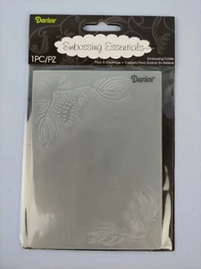 Darice Embossing Essentials Folder 1218-120 Pine Branches In Corner Scrapbooking - Picture 1 of 8