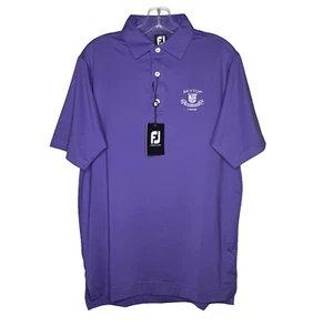 FootJoy Lisle Polo Shirt Mens Small Purple Violet Performance SKYTOP Lodge Golf - Picture 1 of 13