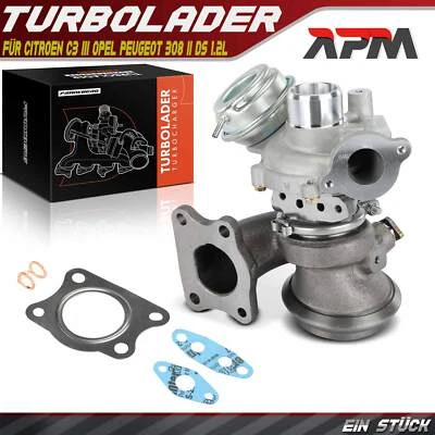 Turbocharger Abgasturbolader für für Citroen C3 III Opel Peugeot 308 II DS 1.2L - Bild 1 von 4