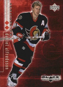 1998-99 (SENATORS) Black Diamond Double Diamond #61 Daniel Alfredsson /2000