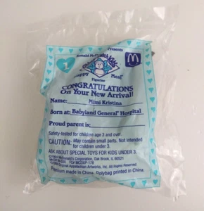 New 1994 Happy Birthday Cabbage Patch Kid #1 Mimi Kristina McDonald's Toy Sealed - Picture 1 of 3