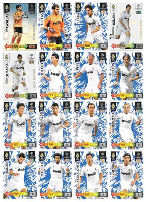 PANINI UEFA CHAMPIONS LEAGUE 2010/11 REAL MADRID 16 Cartas Ronaldo-Kaka-Özil etc. Foto 1 de 2