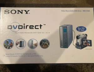SONY Video Recordable DVD Drive VRD-VC20 DVDirect VCR to DVD Converter Brand New - Picture 1 of 9