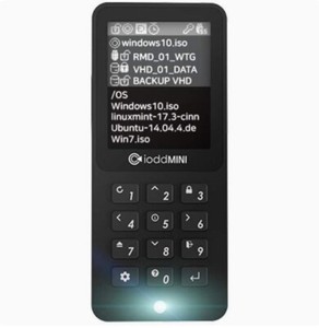 IODD MINI M.2 SSD CASE/ USB 3.0/Bootable Virtual ODD / AES256-EXPRESS SHIP