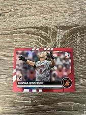 2023 Topps Big League Gunnar Henderson Super Rare Red Foil Rc Sp Amazing Card🔥