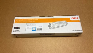 OKI ES8473 ES8483 - Genuine Cyan toner 45862835 brand new - Picture 1 of 3