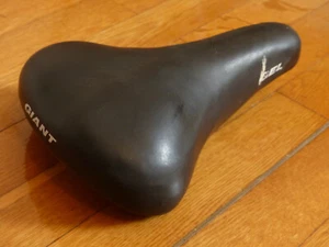 GIANT GEL Viscount Sattel 1990 Fahrradsattel Sitz Saddle Seat schwarz RETRO - Bild 1 von 13