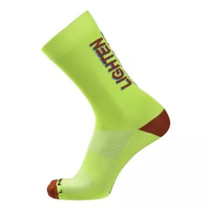 Nalini NEW COMIC Cycling Socks : YELLOW - One Pair - Picture 1 of 1
