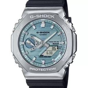 NEW CASIO G-SHOCK GBM2100A-1A2 G-STEEL TOUGH SOLAR BLUETOOTH WATCH - Picture 1 of 1