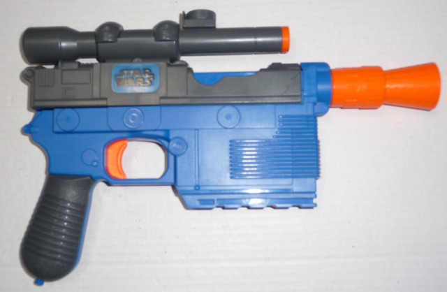 NERF - Grande arma de brinquedo . Funcionando. Med.: 43 X 16 cm