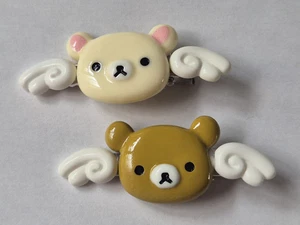 2 x super süße RILAKKUMA BÄR Haargleiter Haarspangen - Bild 1 von 4