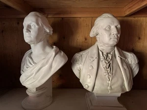 Estatua busto George Washington escultura - padre fundador - accesorios de Hollywood - Imagen 1 de 5
