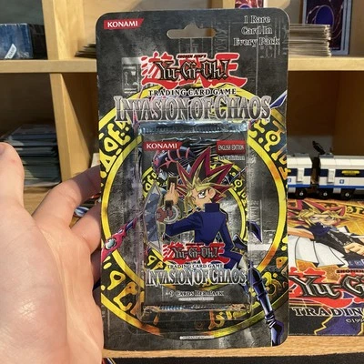 Yugioh Invasion Of Chaos IOC 1st ed Booster Pack Brand New/Sealed Unweighed - image 1 of 4