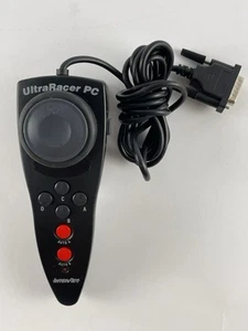 Vintage InterAct Ultraracer PC 15 Pin Controller Analog Wheel - Picture 1 of 6
