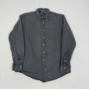 Polo Ralph Lauren Hemd 100 % Baumwolle Made in USA Kleid Knopfleiste 15,5 Large - Bild 1 von 8