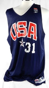 Maglia allenamento marina squadra USA basket #31 gioco emesso XXL DP86874 anni 2000 - Foto 1 di 8