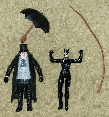 DC Comics Multiverso Batman Returns CATWOMAN & PENGUIN 3.75 COMO NUEVO COMPLETO  Foto 1 de 2