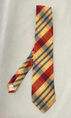 Corbata amarilla J.PRESS. Todo algodón. M en Inglaterra. Ex Con Foto 1 de 4