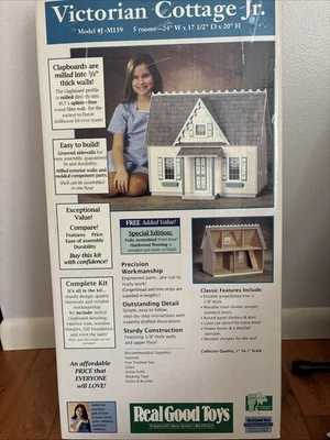 Kit de casa de muñecas “Victorian Cottage Jr.” de Real Good Toys Nuevo en caja Casa de muñecas J-M159 Foto 1 de 4