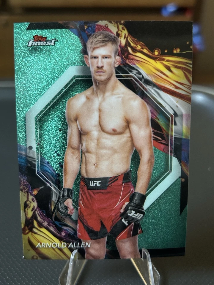 2024 Topps Finest UFC - Arnold Allen - Aqua Glitter - Uncommon #116 - Image 1 of 1