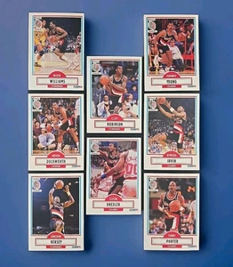 1990 Fleer Basketball Portland Trailblazers Team Set Drexler Porter (8 Karten) - Bild 1 von 1