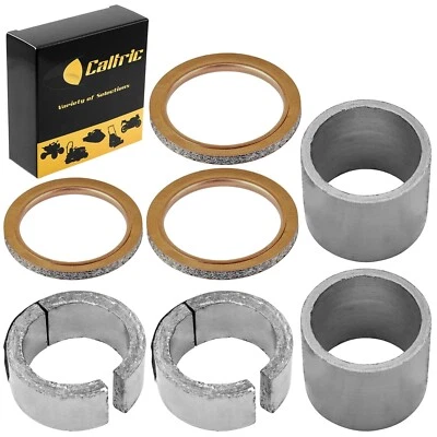 Exhaust Muffler Silencers Pipe Gasket Kit For Yamaha V-Star 1100 XVS1100 1999-05 - Image 1 of 4