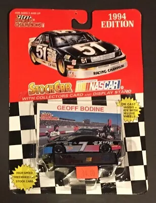 Racing Champions Nascar Stock Car 1994 1:64 fundido a presión Geoff Bodine #7!!! Foto 1 de 2