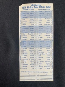 ALL STAR GAME SCRUTINIO 1976! NMMT! REGGIE, TAVOLA, ROSA, PANCA... - Foto 1 di 2