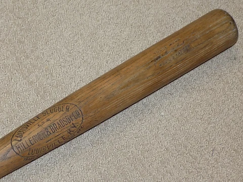 Jake Daubert H&B Game Used Bat Brooklyn Dodgers Cincinnati Reds PSA GU 7 Cover