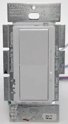 Interruptor de luz LED Lutron Diva Dimmer BLANCO - Modelo DVCL-153P-WH monopolo 3 vías Foto 1 de 2