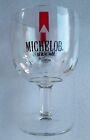 Michelob Beer Goblet Dimple Glass Thumbprint Design Some Scratches No Chips