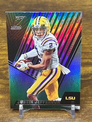 JUSTIN JEFFERSON 2023 Panini Chronicles Zenith Draft Picks #19 LSU - Image 1 of 2