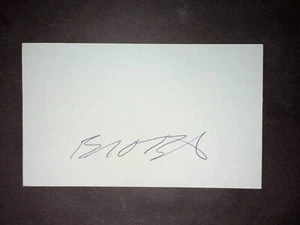 Tarjeta índice firmada 3x5 Brian Barton, CARDINALS (debut 2008) (HS) - Imagen 1 de 1